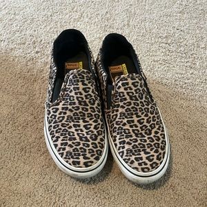 Cheetah Print Vans Delux Comfort Sz 7.5
